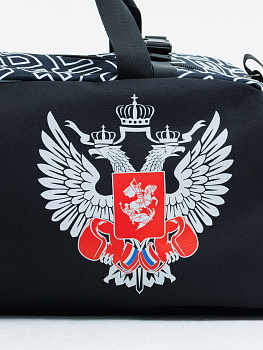 Сумка-рюкзак трансформер Puncher "Федерация Бокса России" черный L