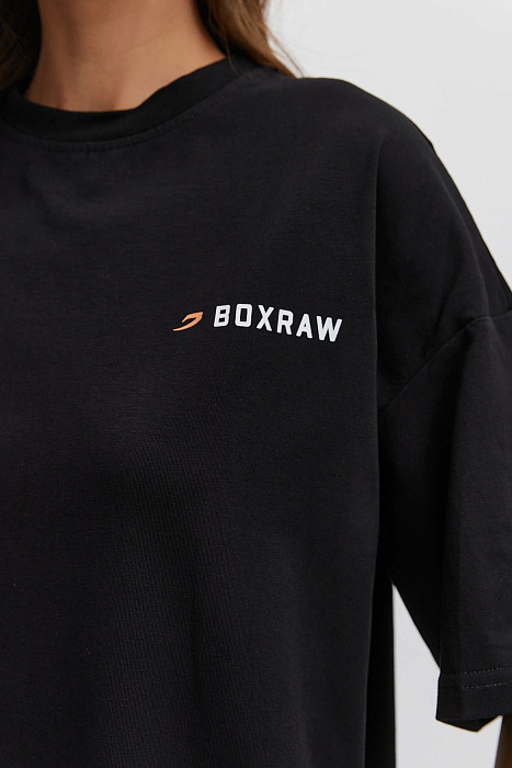 ФУТБОЛКА женская WE DON'T PLAY BOXING BOXRAW Черный