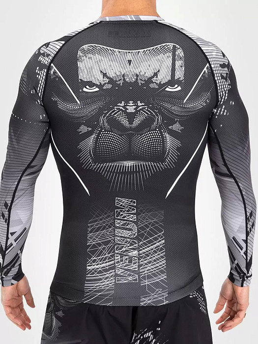 Рашгард Gorilla Jungle Black/White L/S