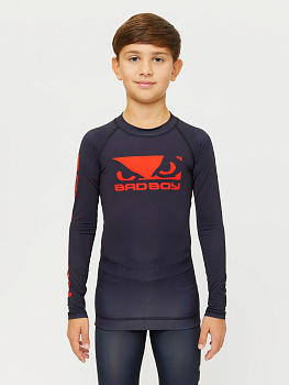 Детский Рашгард Bad Boy Origin New Rashguard Long Sleeves черный/красный