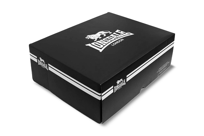 Боксерки Lonsdale Rufford бел/красн.