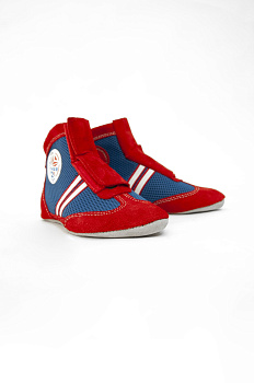 Борцовки для самбо «Атака Юниор» Красно-синий