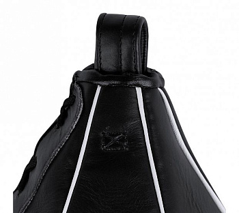 adiBAC091 Груша пневматическая скоростная Speed Striking Ball Leather черная (размер 15 х 23 см)