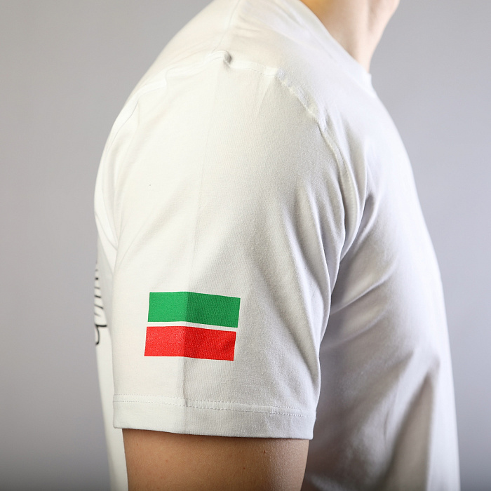 Футболка ФБ РТ 2.0 белая детская хб эл