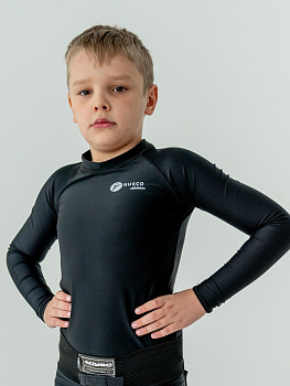 Рашгард для MMA Rusco Sport ONLY BLACK, детский