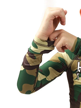 Детский рашгард Hardcore Training Forest Camo