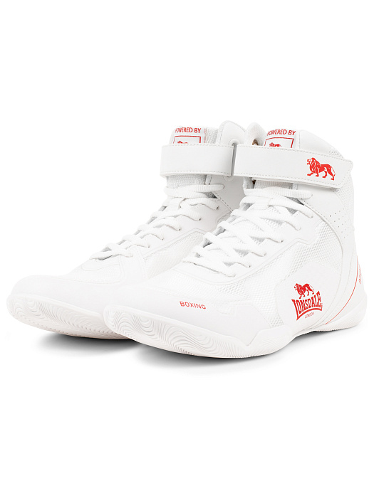 Боксерки Lonsdale Rufford бел/красн.