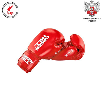 BGR-2272 Боксерские перчатки REX красные