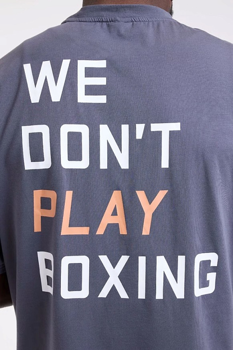 ФУТБОЛКА WE DON'T PLAY BOXING BOXRAW Темно-серый