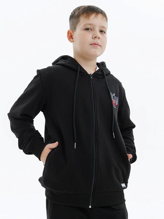 Детский костюм Федерации бокса России черный