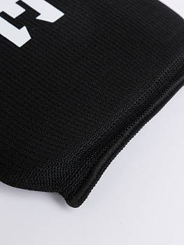 Защита голень-стопа Rage черный с белым эласт. ткань