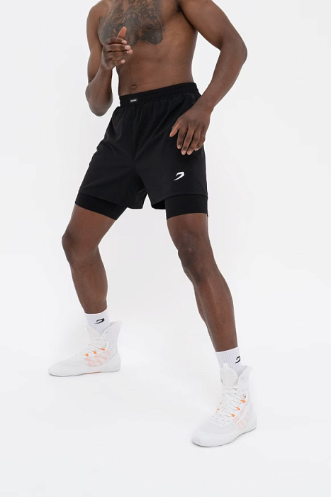 Шорты Valdes 2 в 1 Черный