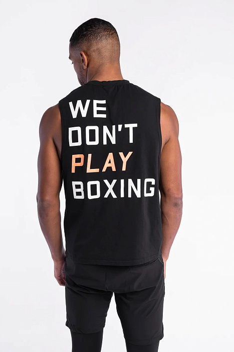 Майка We Don't Play Boxing Черный