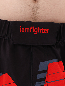 Шорты I Am Fighter MMA red