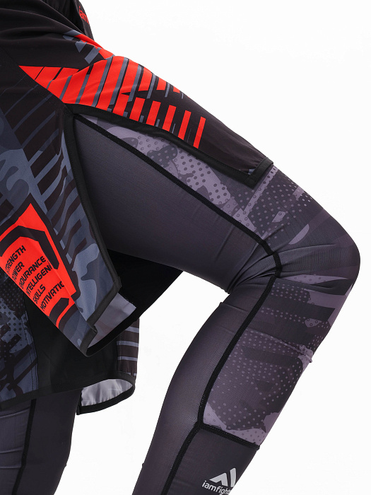 Шорты I Am Fighter MMA red