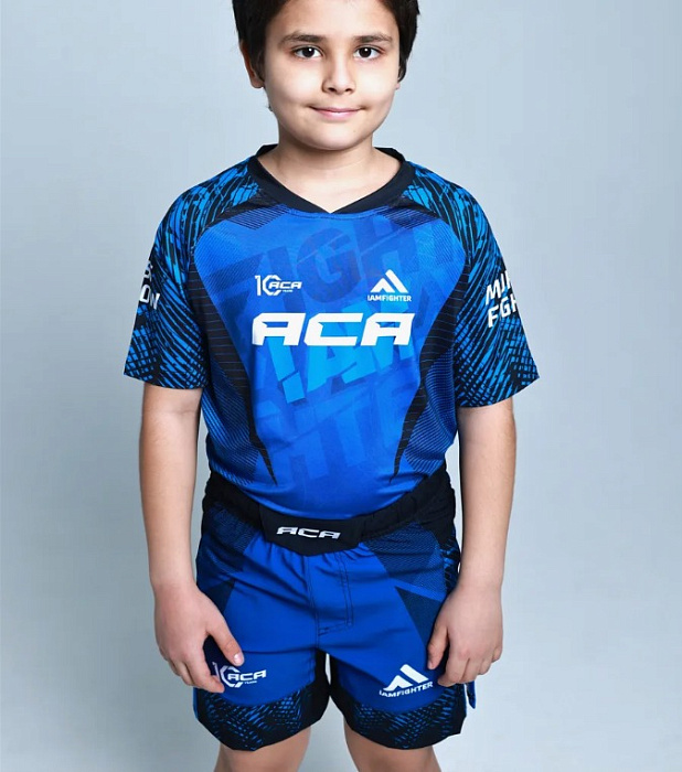 Шорты детские I Am Fighter ACA mma синие