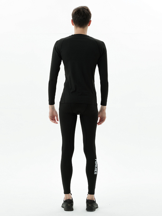 Компрессионные штаны Puncher Logo 5.0 black