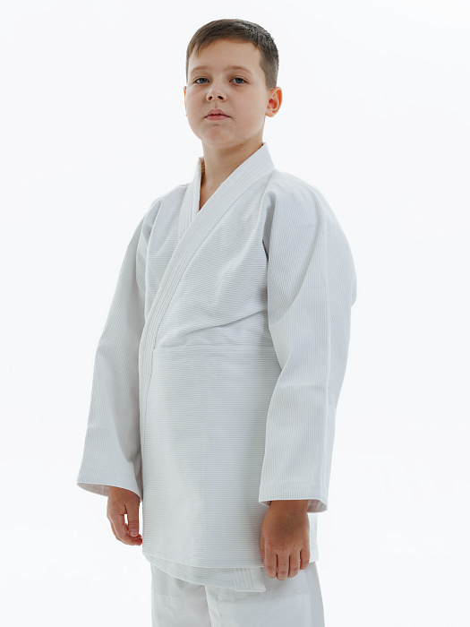 Кимоно детское джиу-джитсу Puncher White (без пояса)