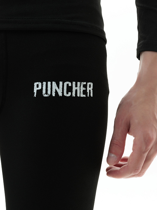 Компрессионные штаны Puncher Logo 5.0 black