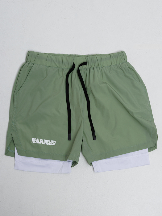 Шорты REALPUNCHER 2 в 1 Olive