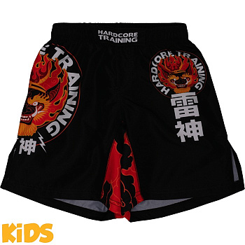 Детские шорты Hardcore Training Raijin Black/Red