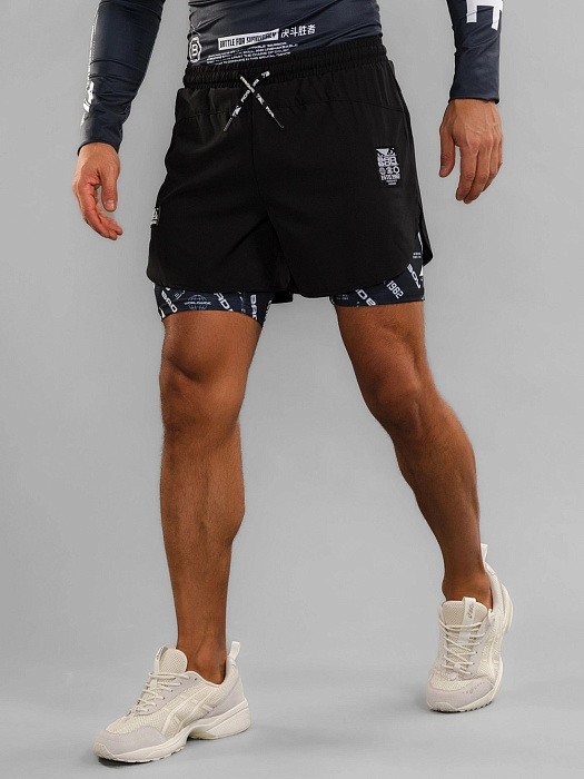 Шорты спортивные с легинсами Bad Boy Pro