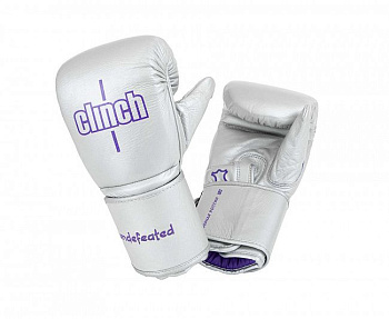 C167RT Перчатки снарядные Clinch Bag Mitts Undefeated Russian Team серебристые