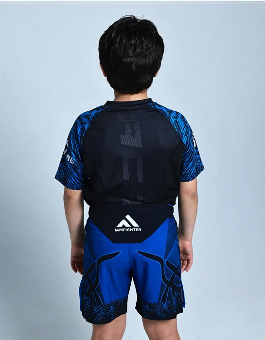 Шорты детские I Am Fighter ACA mma синие