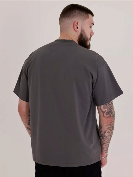 Футболка оверсайз PUNCHER 5545 серый