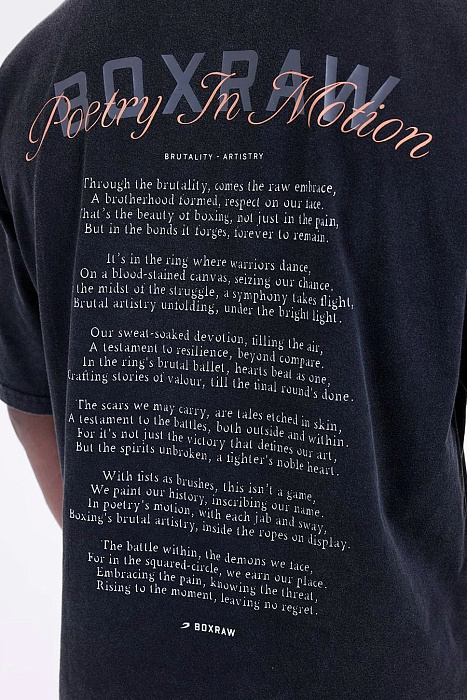 Футболка Poetry In Motion Oversized Черный