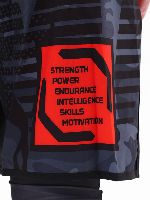 Шорты I Am Fighter MMA red