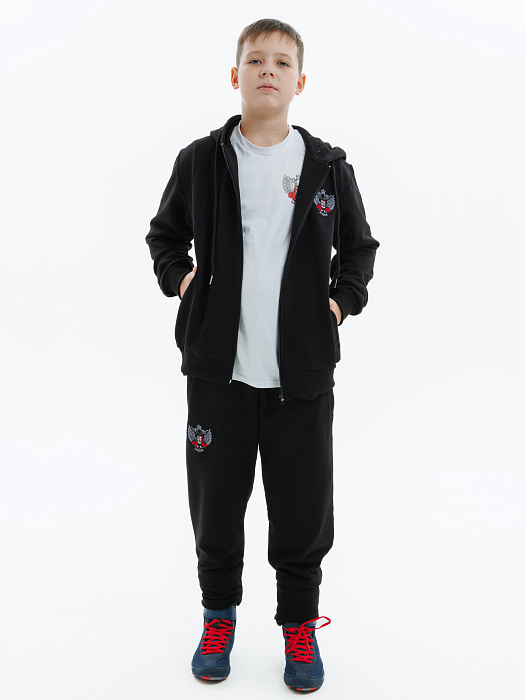 Детский костюм Федерации бокса России черный