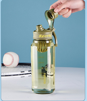 Бутылка для воды FUXING SPORTS, 750 мл, Черный