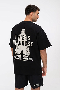 Футболка This Is My House Черная