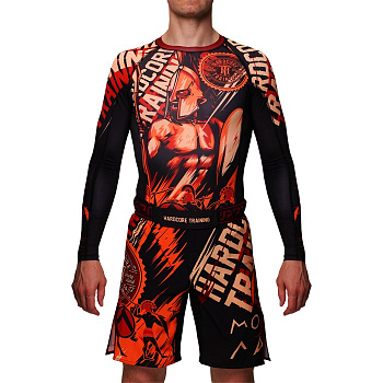 Рашгард Hardcore Training Sparta Black 2 LS 