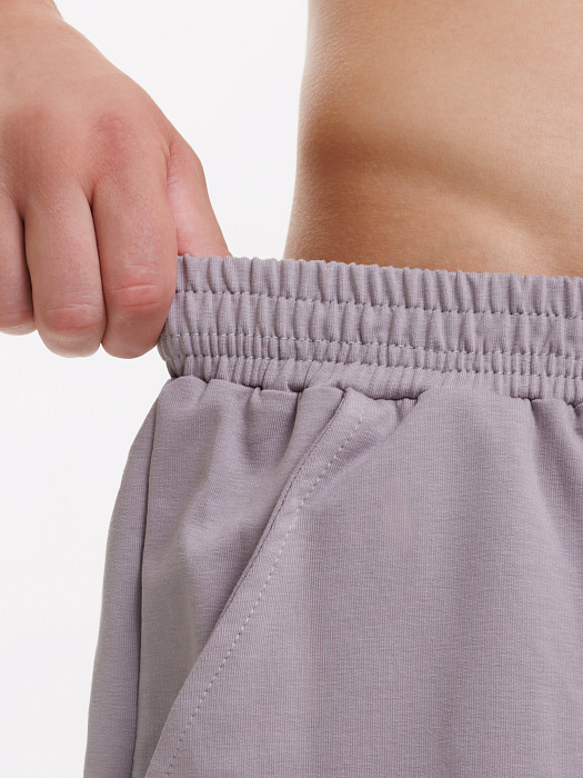 Комплект Футболка+Шорты ФБ России (белый-серый)