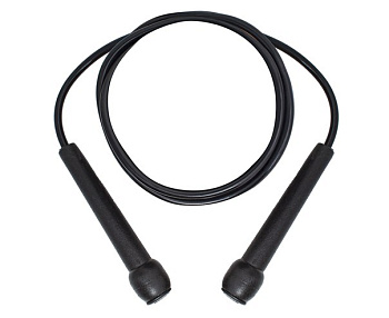 adiJRW05 Скакалка Jump Rope Plastic Handle черная