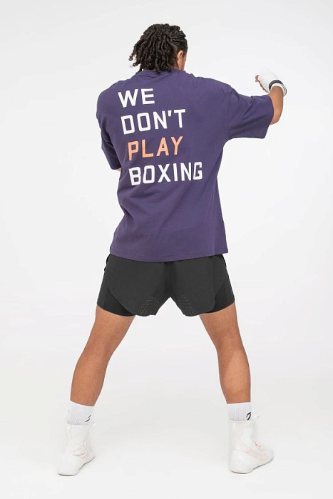 Футболка We Don't Play Boxing BOXRAW Фиолетовый