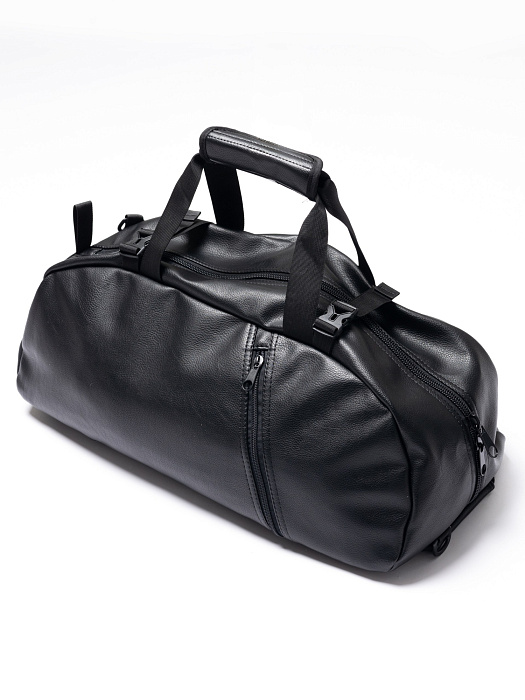 Сумка-рюкзак Puncher Экокожа, унисекс, черный М