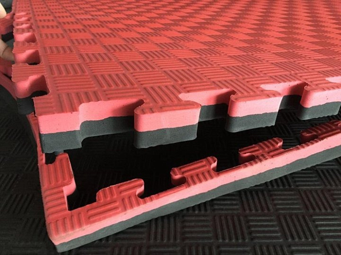 Будо-маты EVA EUROMAT PREMIUM Черно Красный