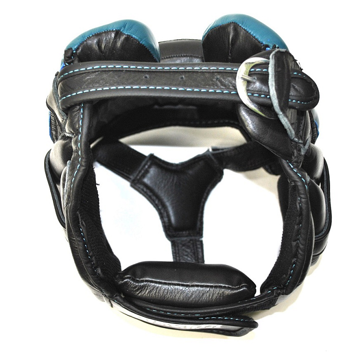 31-71 Kiboshu Шлем защита щек Prof 2/Черный с зеленым/Кожа