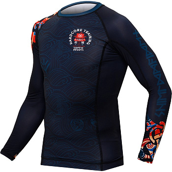Рашгард Hardcore Training Nordic Pattern Multicolor LS