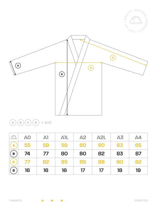 Кимоно MANTO "RISE 2.0" BJJ GI white