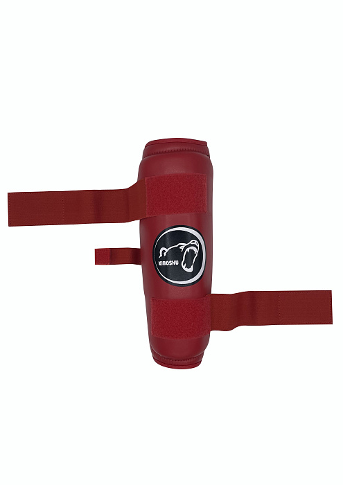 36-36 Kiboshu Защита голени G60S одобрен ФКР/Красный/Заменитель кожи