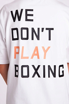 Футболка Kids We Don't Play Boxing Белый