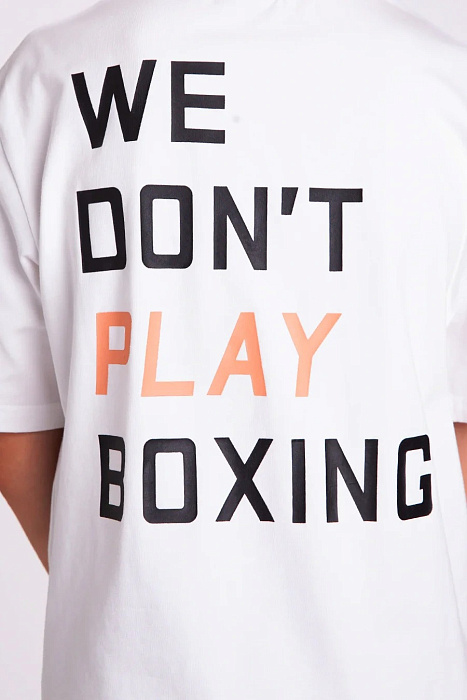 Футболка Kids We Don't Play Boxing Белый