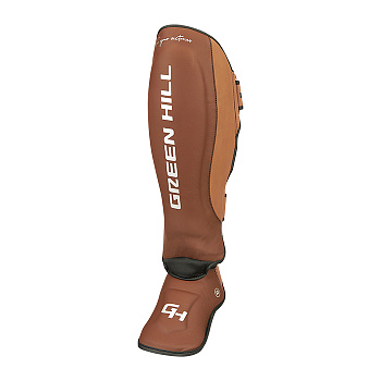 CNSGK-770 Защита голень-стопа Force 3D inject foam KK Коричнево-табачный