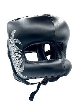 31-34 Kiboshu Шлем с бампером ELITE 2-черный-Кожа