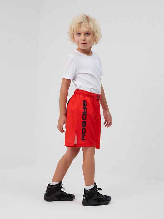 Детские Шорты для MMA Bad Boy Pro Series 2.0 красный/черный 