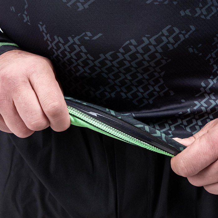 Рашгард с коротким рукавом FIGHTEXPERT COMBAT Black / Green